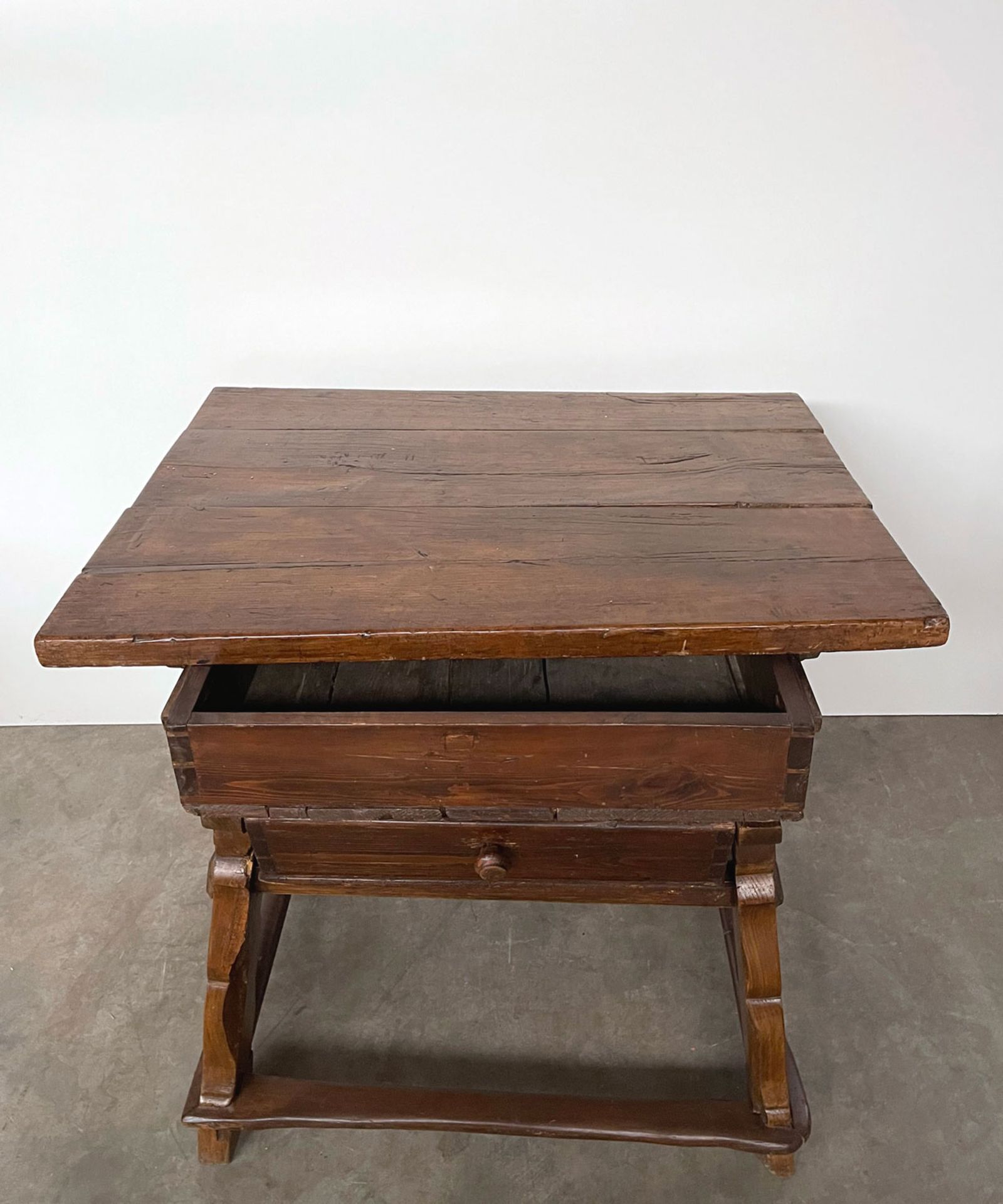 Antique Wooden Pay Table - Bild 7 aus 7