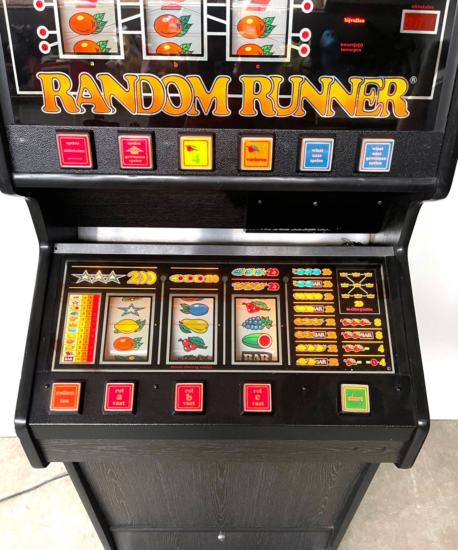1988 Dutch Rouvoet Random Runner Slot Machine - Bild 9 aus 12