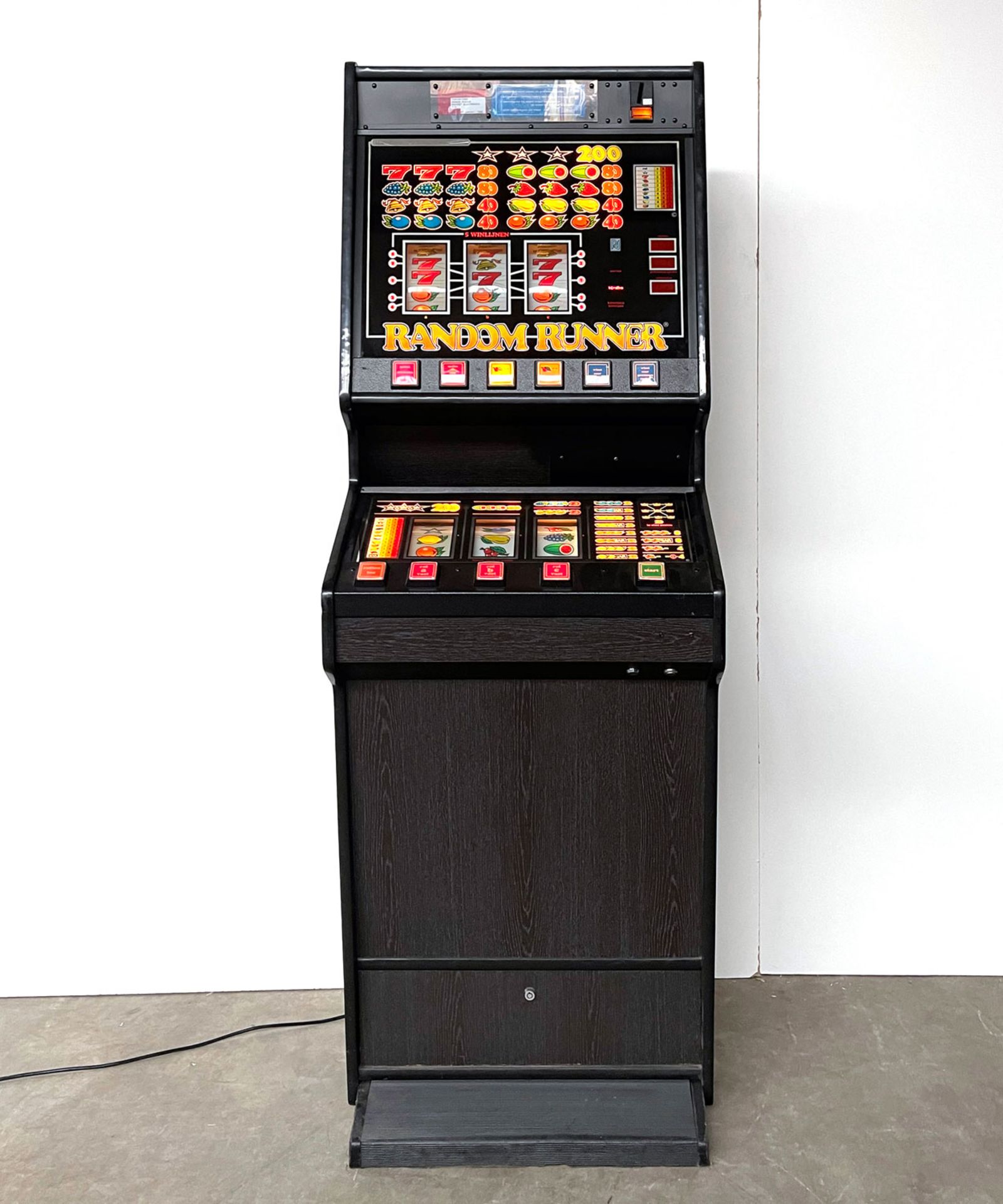 1988 Dutch Rouvoet Random Runner Slot Machine