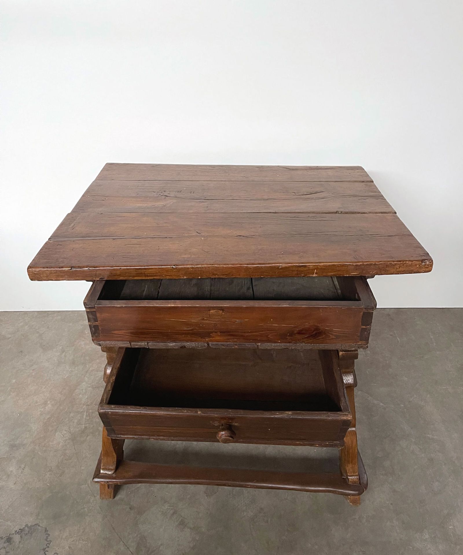 Antique Wooden Pay Table - Bild 2 aus 7