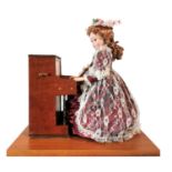 Victorian Lady Playing Piano Mechatronic Automaton