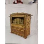 Barrel Organ Scale Model with Cassette Radio & Games