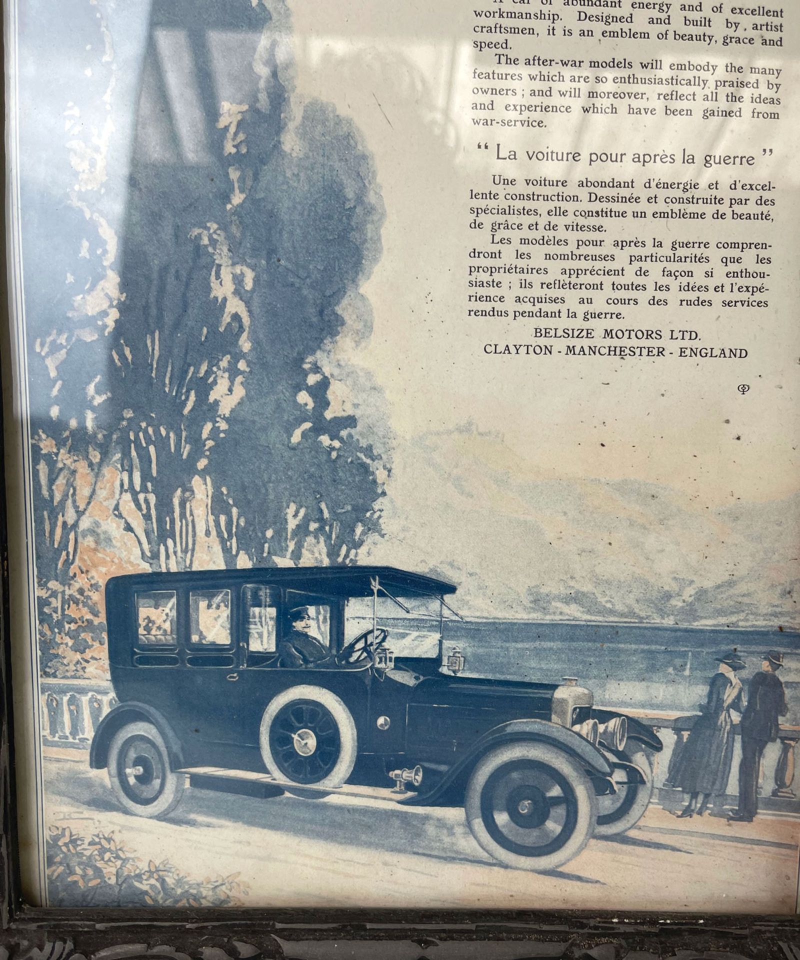 Framed Belsize "After War Car" Advertisement - Bild 2 aus 4