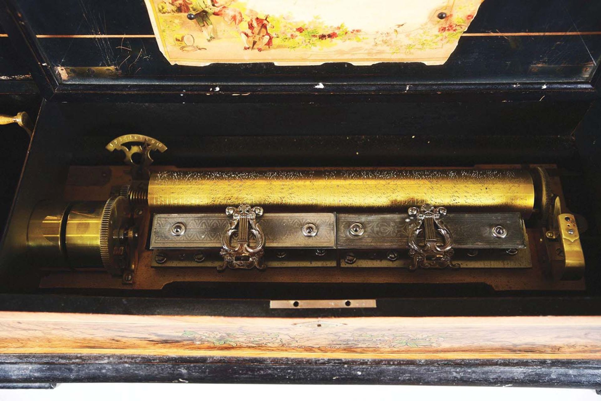 Sublime Harmonie 10 Tune Cylinder Music Box - Bild 6 aus 6