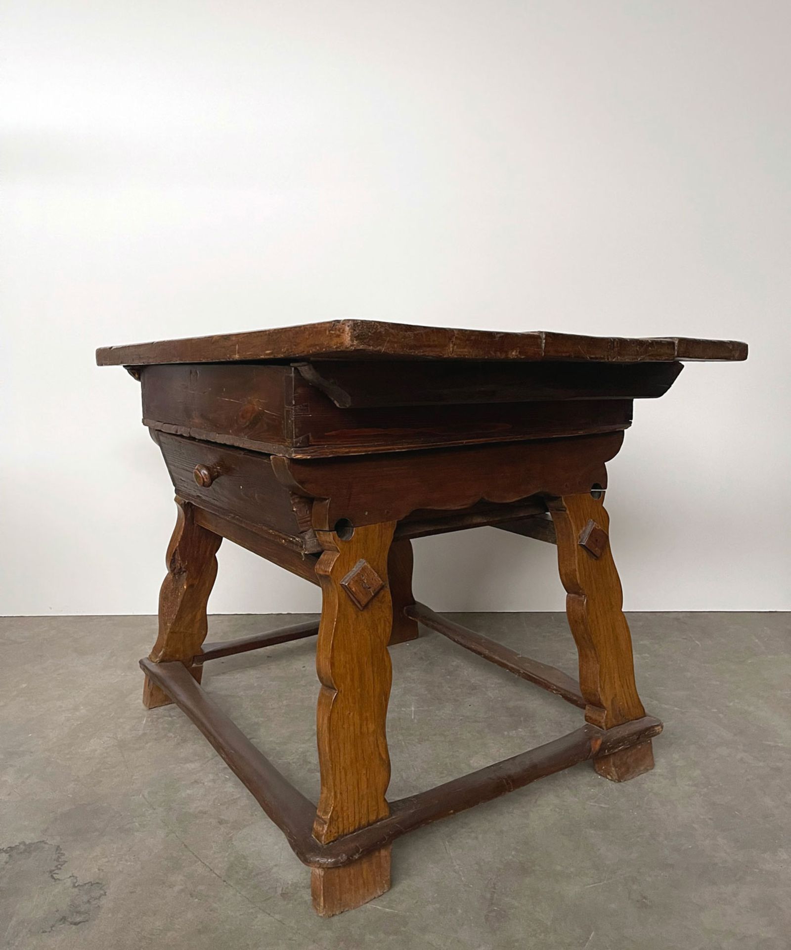 Antique Wooden Pay Table - Bild 3 aus 7