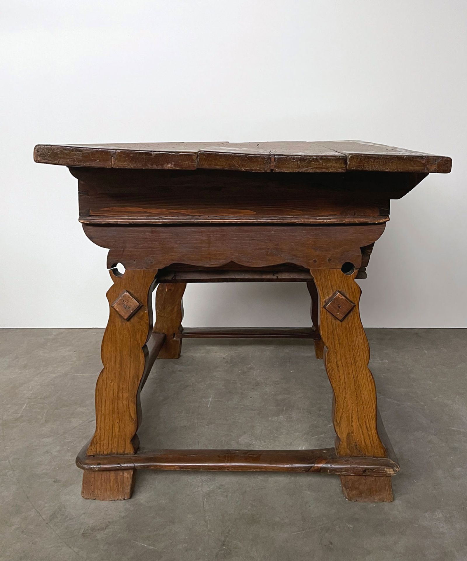Antique Wooden Pay Table - Bild 4 aus 7