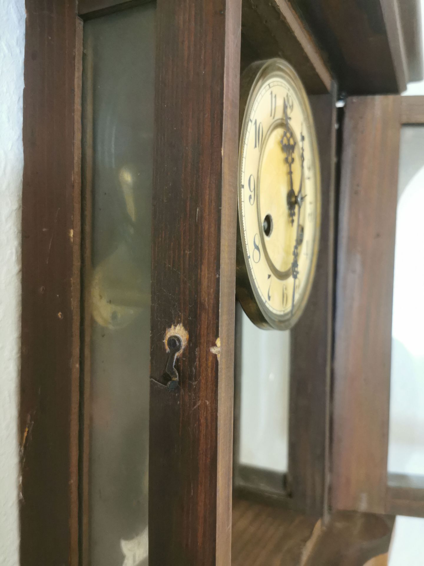 Wooden Swiss Pendulum Wall Clock - Bild 5 aus 5