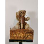 Bubble Blowing Teddy Bear Automaton Made by Werner Tschudin