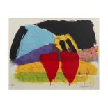 Jan Cremer signed lithograph printed in colors - dated (19)95 || CREMER JAN (° 1940) kleurlitho n°