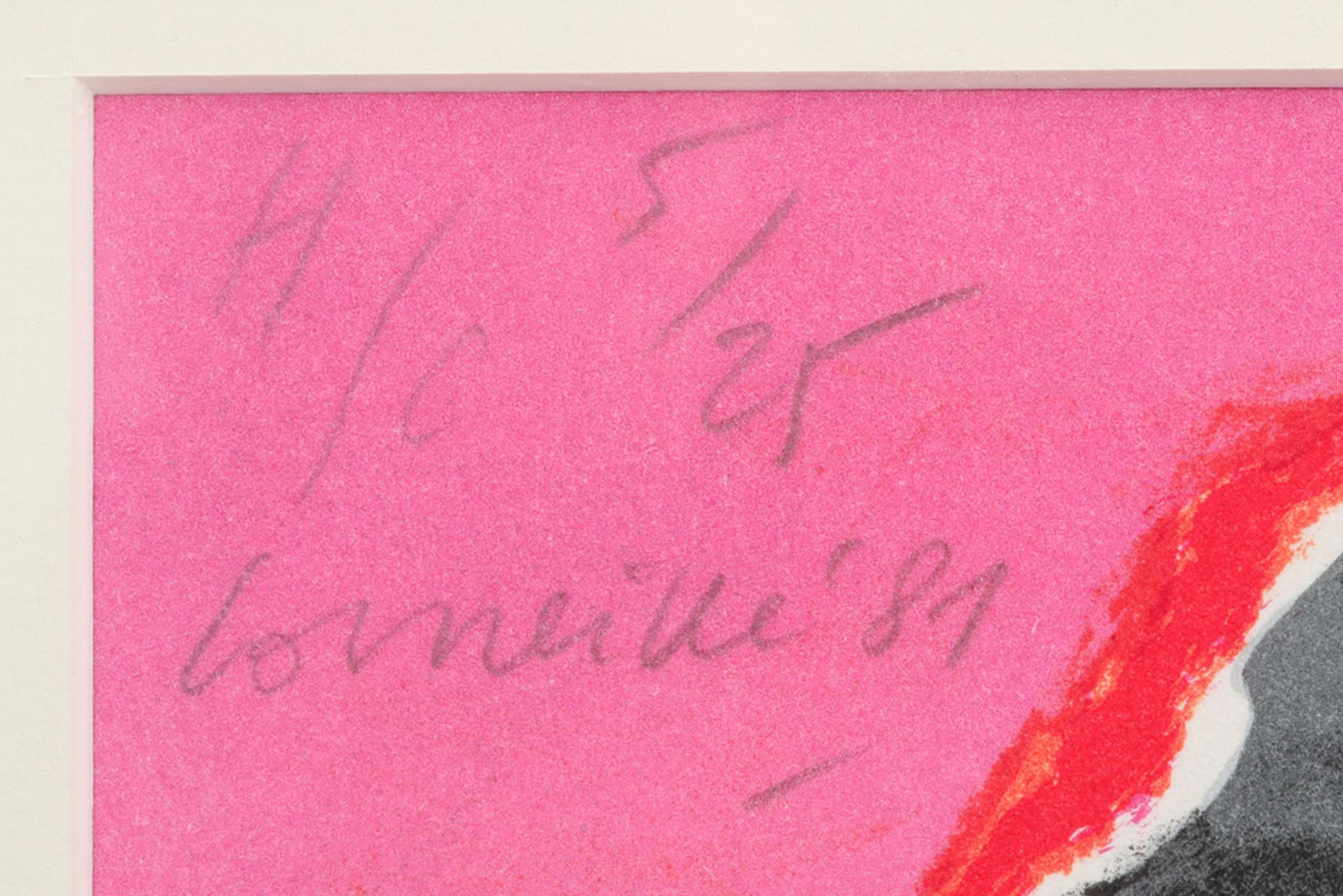 Corneille signed lithograph printed in colors dated (19)81 || CORNEILLE (1922 - 2010) (1922 - - Image 2 of 3
