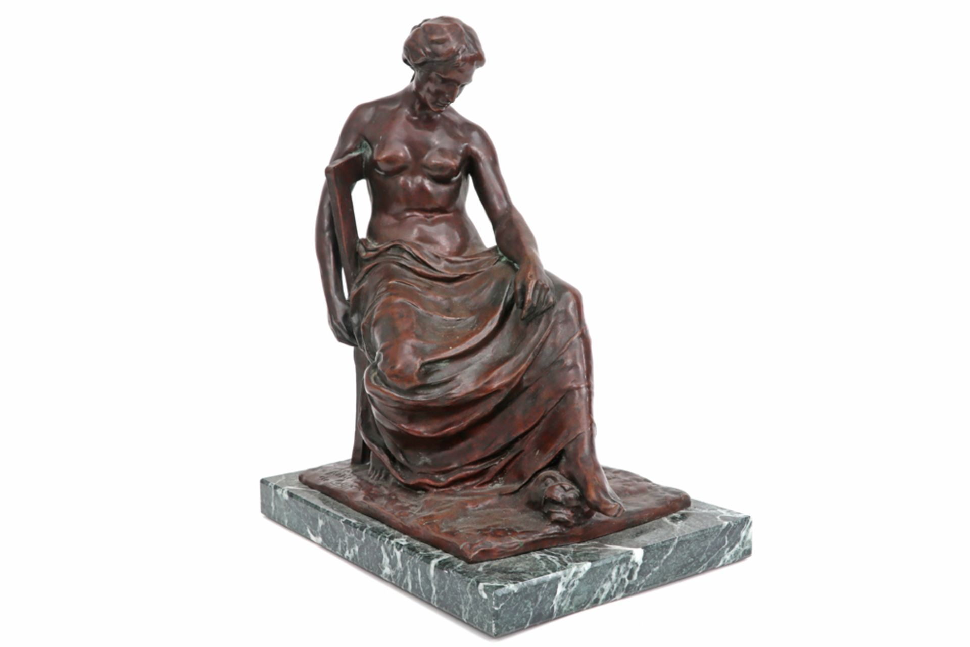 20th Cent. Belgian sculpture in bronze - signed Floris De Cuyper || DE CUYPER FLORIS (1875 - 1965) - Bild 2 aus 4