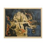 20th Cent. Spanish mixed media print (etching and carborundum) - signed Juan J.G. Torralba and dated