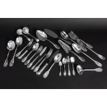 French Cardeilhac signed set of 175 pieces of cutlery in marked silver || CARDEILHAC Frans 172 -