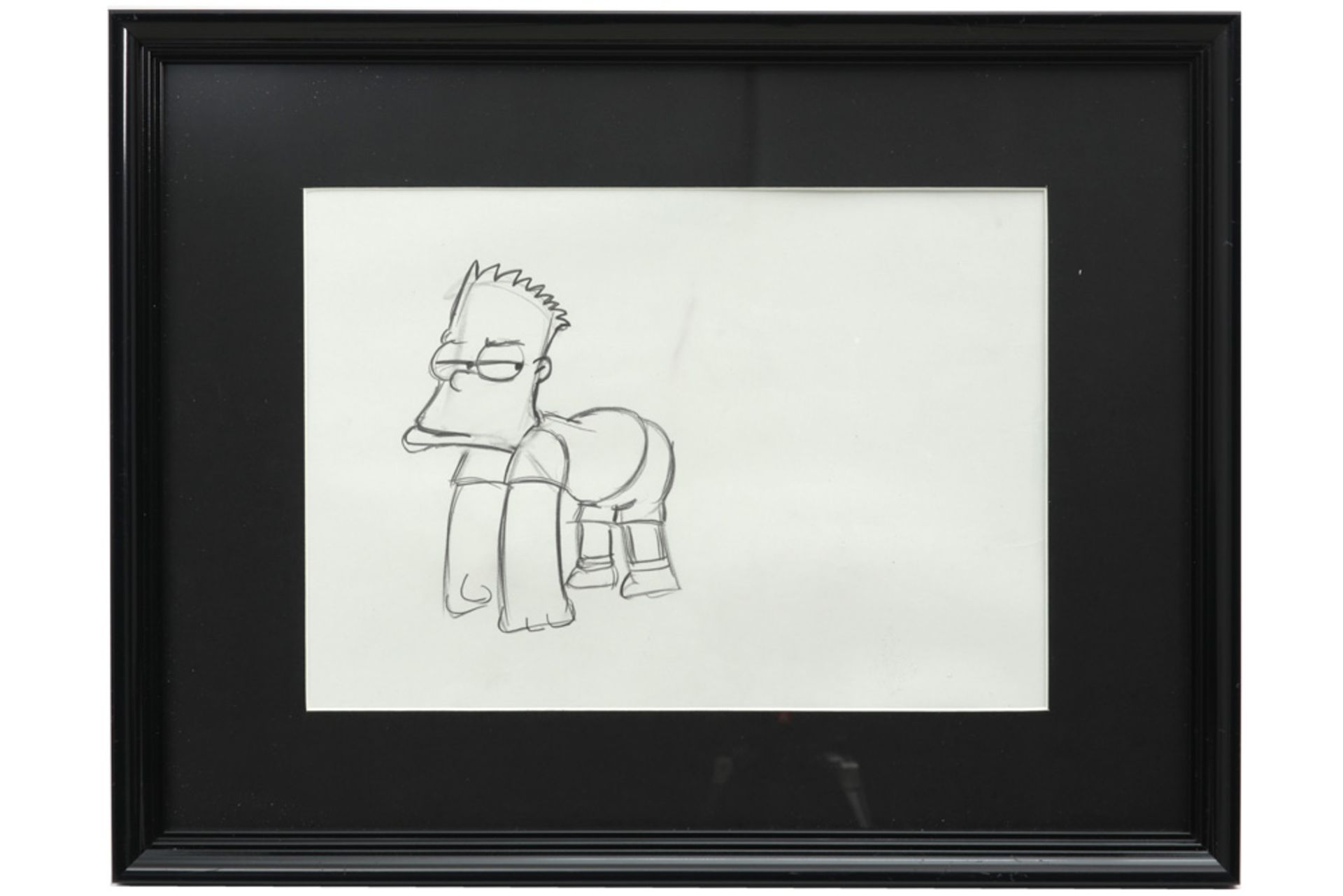 four original Matt Groening drawings for "The Simpsons" - each with a certificate || GROENING - Bild 4 aus 5