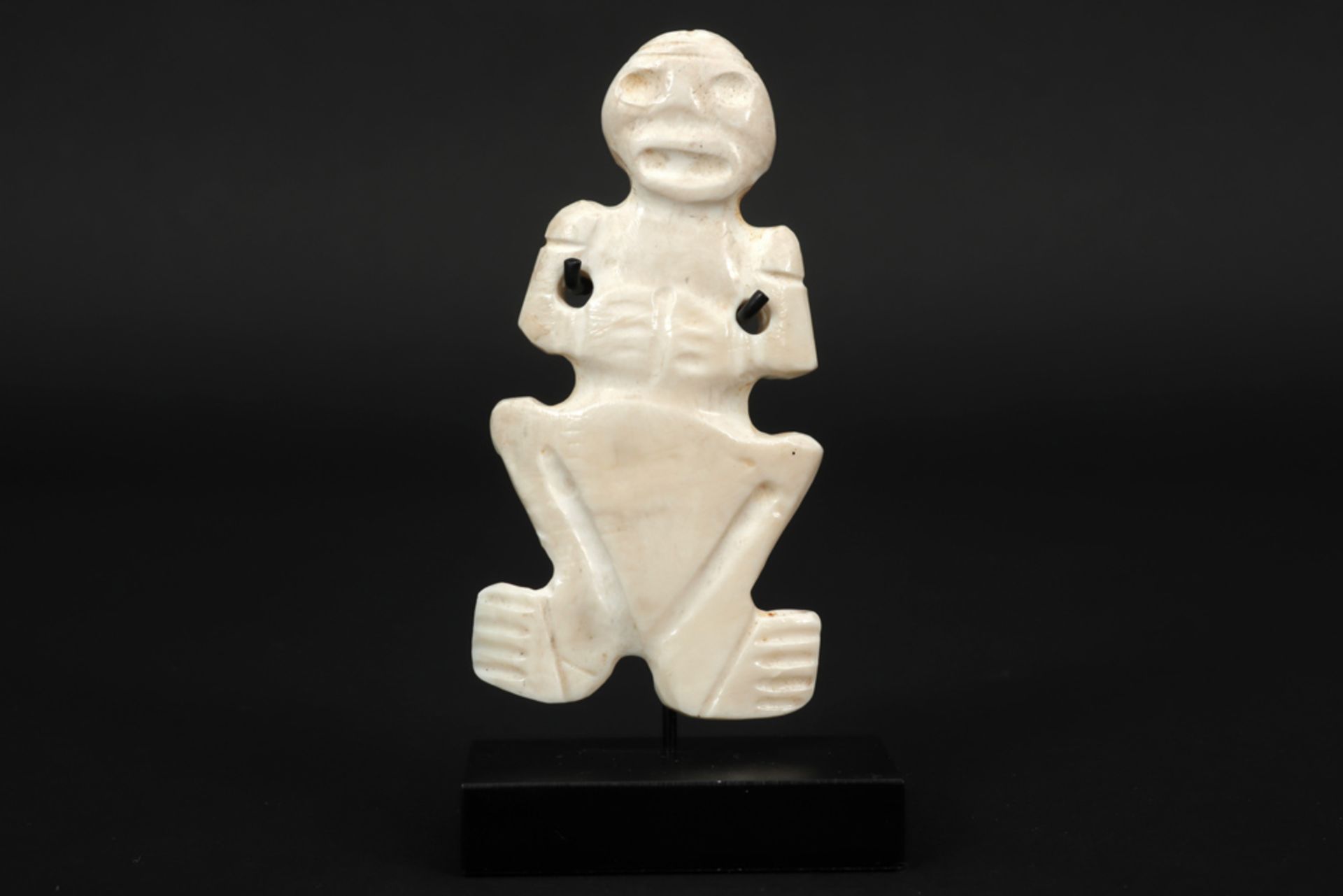 two Caribean Taino Culture bone sculptures || CARIBISCHE GEBIEDEN - TAINO CULTUUR - ca 1100 tot 1500 - Bild 2 aus 7