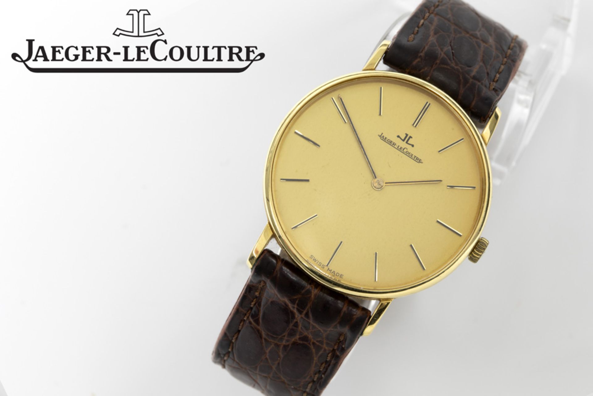 Jaeger-LeCoultre vintage mechanic wristwatch in yellow gold (18 carat) - marked || JAEGER - LE