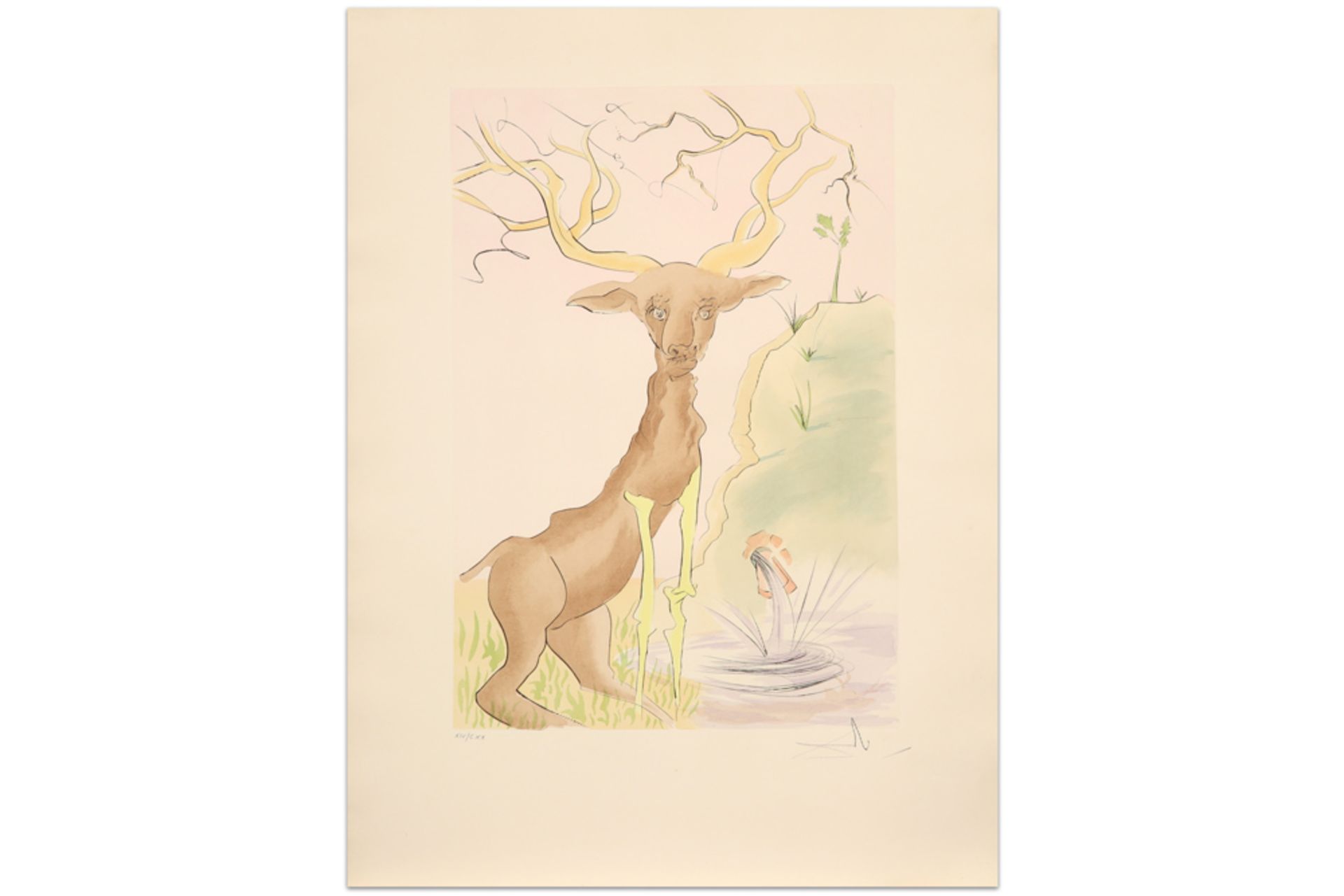 Salvador Dali's "Le Bestiaire de La Fontaine Dalinise" portfolio with 12 signed and numbered - Image 8 of 16