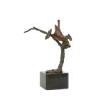 20th Cent. sculpture in bronze on a marble base - signed Irenée Rochard || ROCHARD IRENEE (1906 -