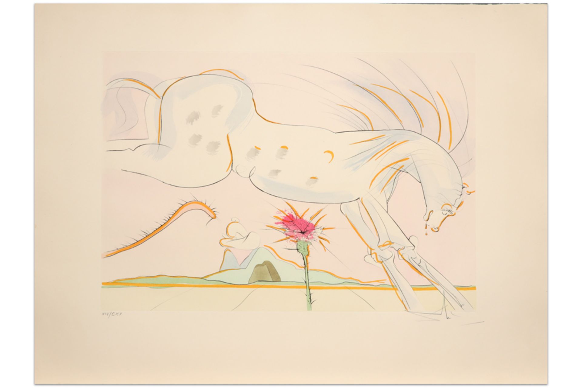 Salvador Dali's "Le Bestiaire de La Fontaine Dalinise" portfolio with 12 signed and numbered - Image 13 of 16