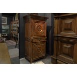 17th Cent. French Louis XIII style cupboard in walnut with sculpted Renaissance style