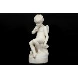 Falconet signed sculpture in Carrara marble || FALCONET ETIENNE MAURICE (1716 - 1791) sculptuur in