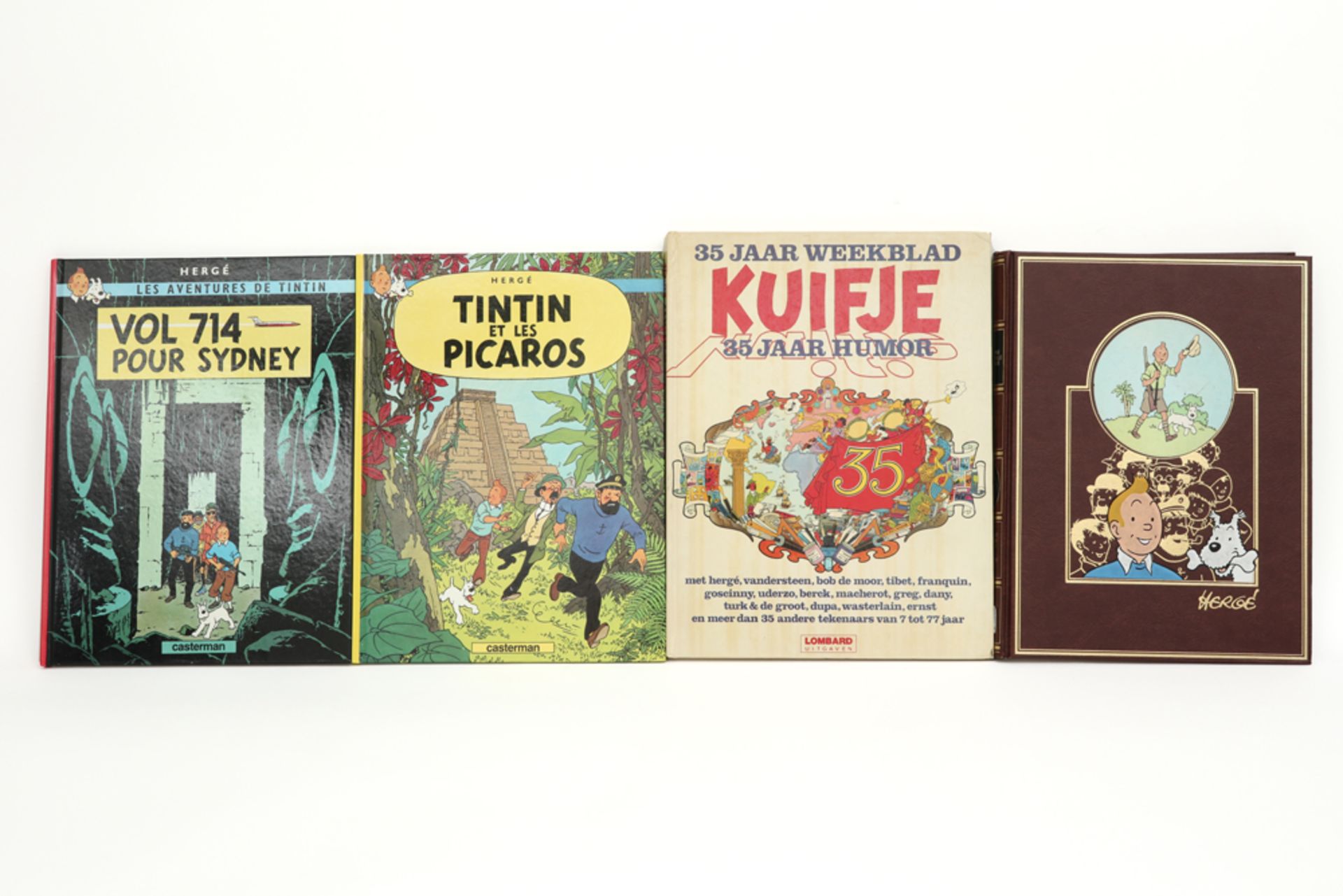 five collector's items concerning Tintin by Hergé || HERGÉ (1907 - 1983) lot : - "L'oeuvre intégrale - Image 2 of 3