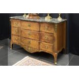 18th Cent. French Transition style chest of drawers (transition Louis XV to Louis XVI) in