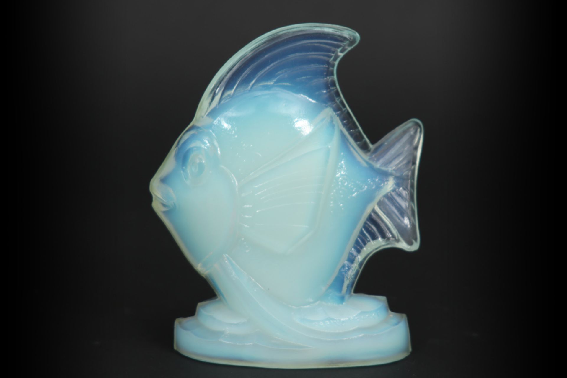 Sabino France signed "tropical Fish" sculpture in opalescent crystal-glass || SABINO - FRANCE kleine - Image 2 of 5