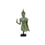 Siamese Ayutthaya style "Buddha" sculpture in bronze || Thaise bronzen sculptuur in Ayutthaya-