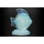 Sabino France signed "tropical Fish" sculpture in opalescent crystal-glass || SABINO - FRANCE kleine