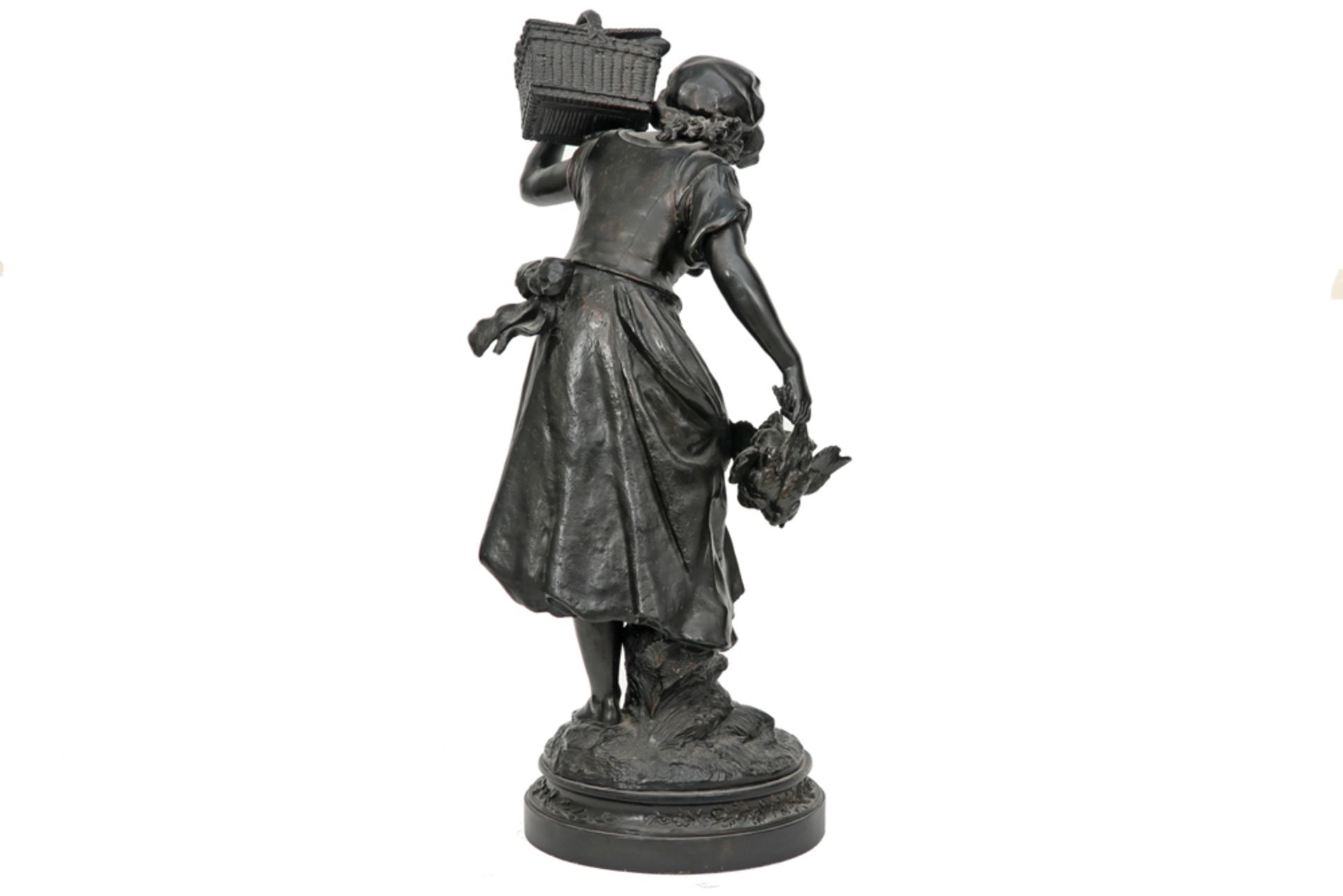 antique sculpture in bronze - signed Auguste Moreau || MOREAU AUGUSTE (1834 - 1917) antieke - Bild 3 aus 5