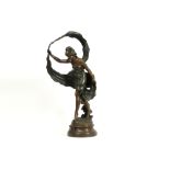 antique metal sculpture - signed Auguste Moreau||MOREAU AUGUSTE (1834 - 1917) antieke sculptuur in