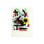 Joan Miro signed lithograph printed in colors||MIRO JOAN (1893 - 1983) kleurlitho n° 95/125 : "