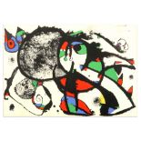 large Joan Miro signed lithograph printed in colors||MIRO JOAN (1893 - 1983) grote kleurlitho n°