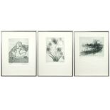 3 prints by Belgian artists||Lot (3) grafiek met werken get. R. Geenens, Guy Commerman en Karel