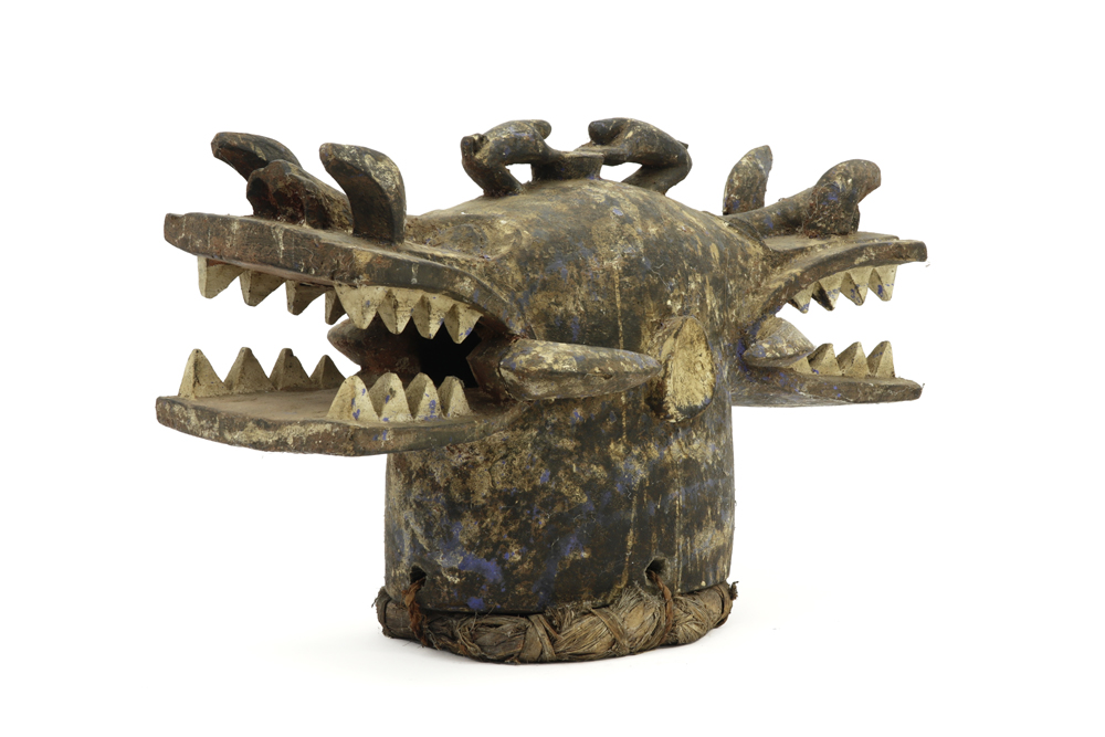 African Ivory Coast two headed Wanyugo Senoufo mask former collection of Claude Renard||AFRIKA / - Image 3 of 3