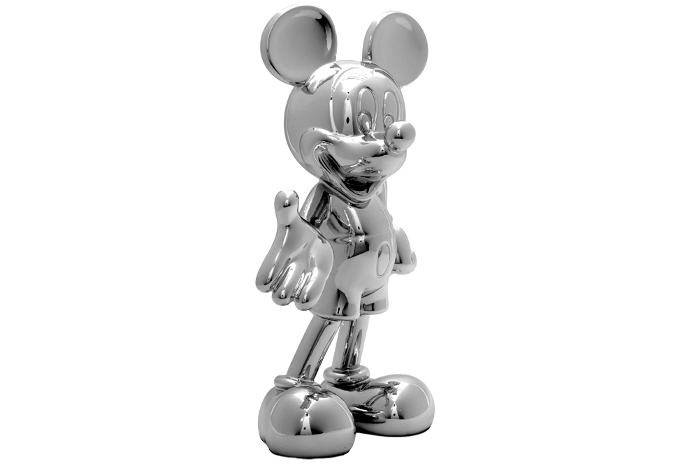 decorative silverplated resin "Mickey Mouse" sculpture||Decoratieve sculptuur in verzilverde resin - Bild 4 aus 5