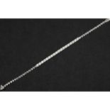 bracelet in white gold (18 carat) with more than 1,50 carat of very high quality brilliant cut