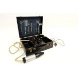 Unis France marked "Homoflux Type F.6" massage apparatus in its case||UNIS France Homoflux