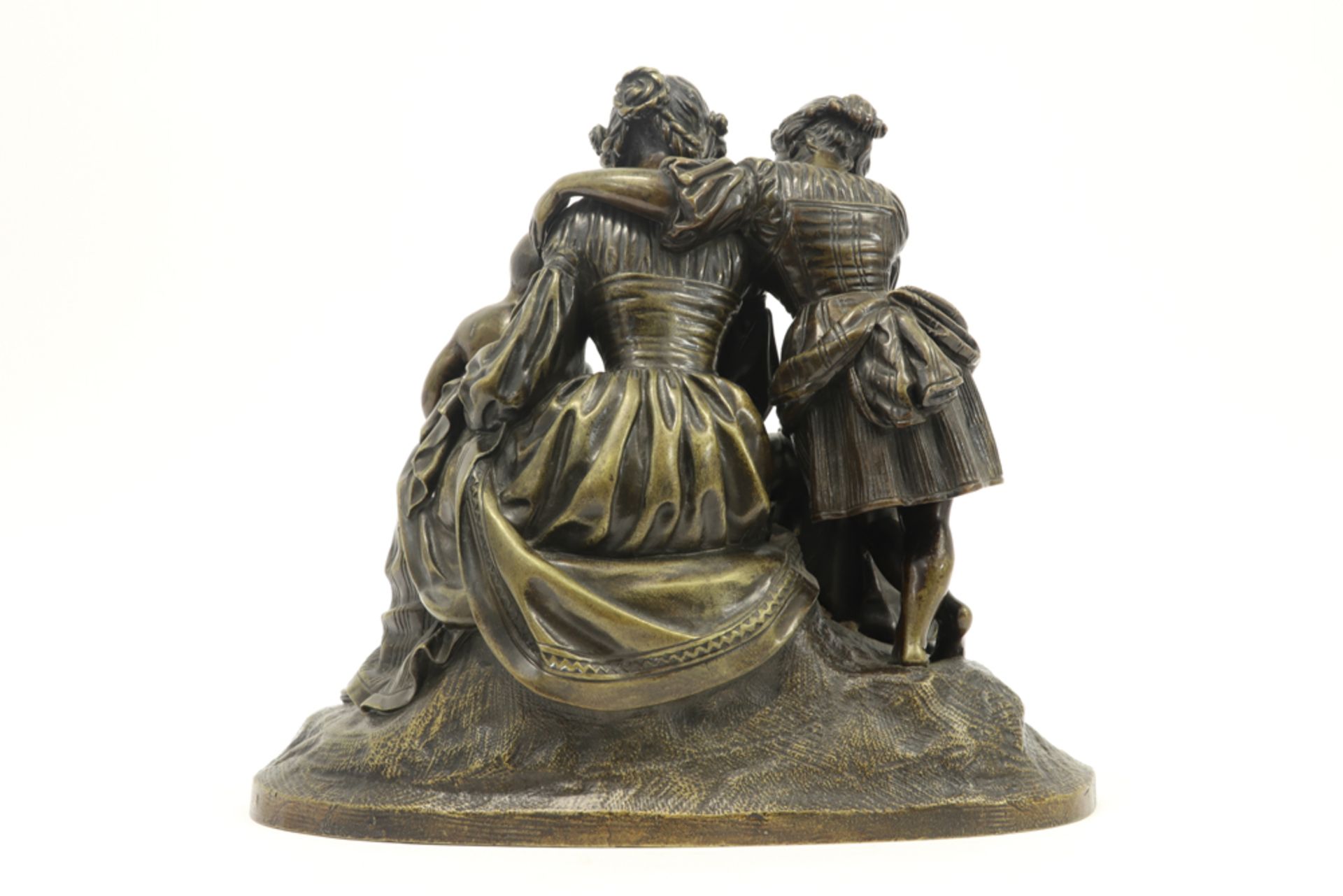 19th Cent. French sculpture in bronze - signed Théodore Coinchon||COINCHON THÉODORE (1814 - 1881) - Image 2 of 4