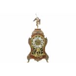 19th Cent. French Louis XV style clock with case in "Boulle" with gilded bronze mountings and "