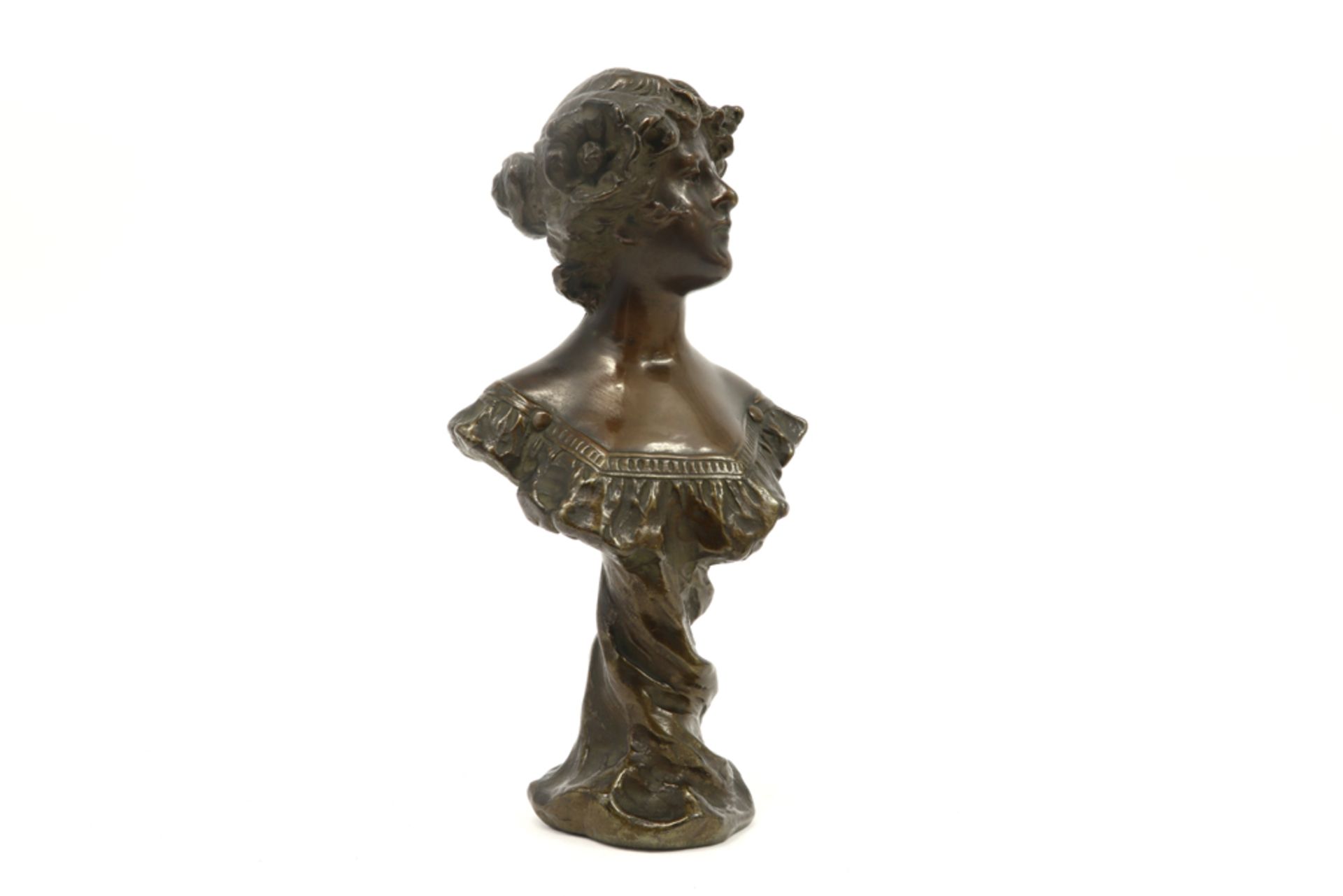 early 20th Cent. galvano-sculpture - signed Gustave Van Vaerenbergh and numbered||VAN VAERENBERGH