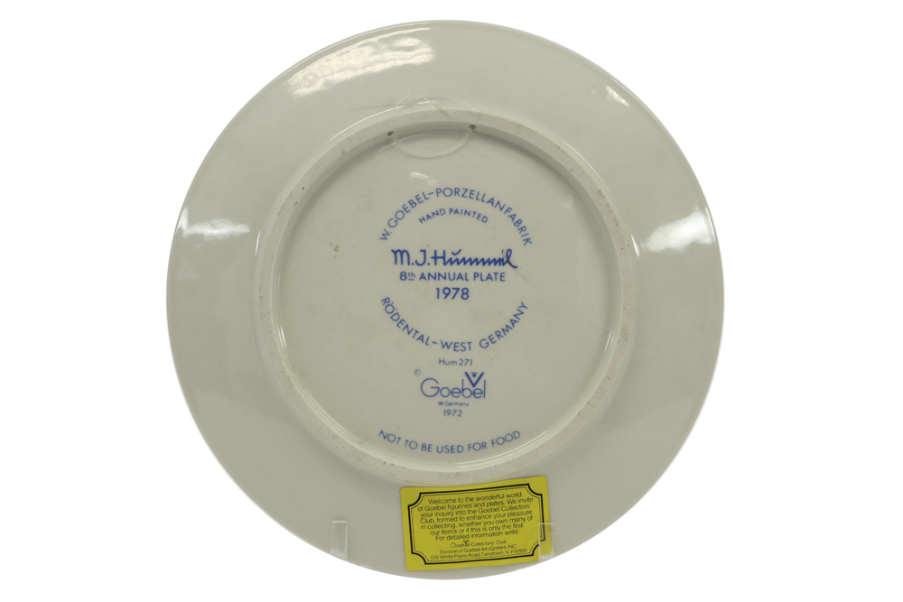 year dish dd 1978 marked Hümml||Jaarbord van 1978 gemerkt Hümml - diameter : 19,5 cm - Bild 2 aus 3