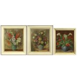 three 20th Cent. German oil on canvas - signed K. Heppe ||HEPPE K. (DUITSLAND 20° EEUW) lot van drie