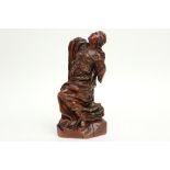antique "Maria Magdalen" sculpture in wood (part of a Calvary scene)