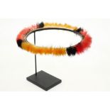 ethnic headband of the Wayana - Indians made of colorful feathers