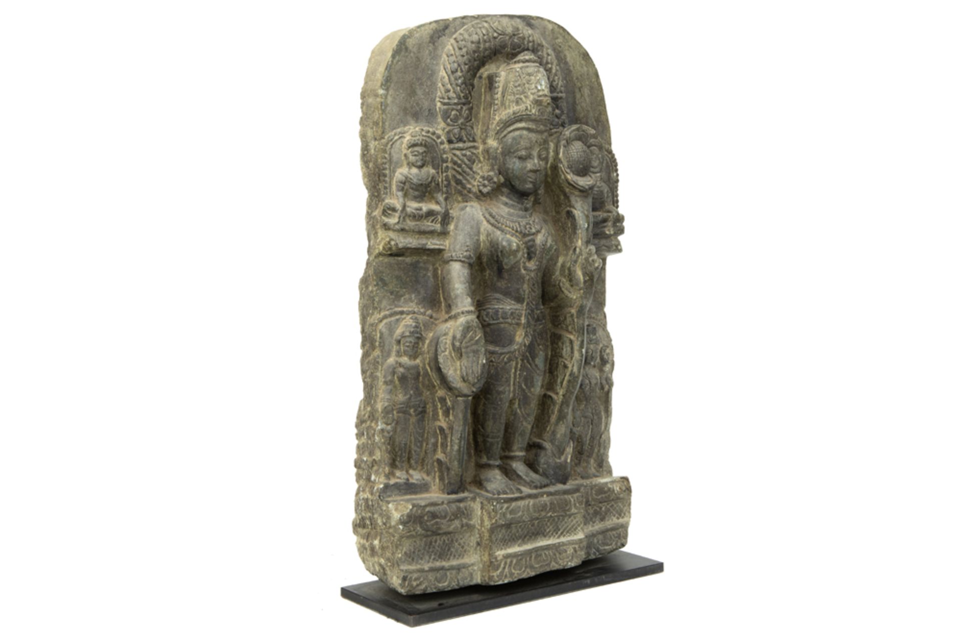 11th Cent. Indian Pala period hardstone "Padmapani" sculpture - Bild 2 aus 4