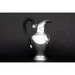 antique French (water) jug in marked silver