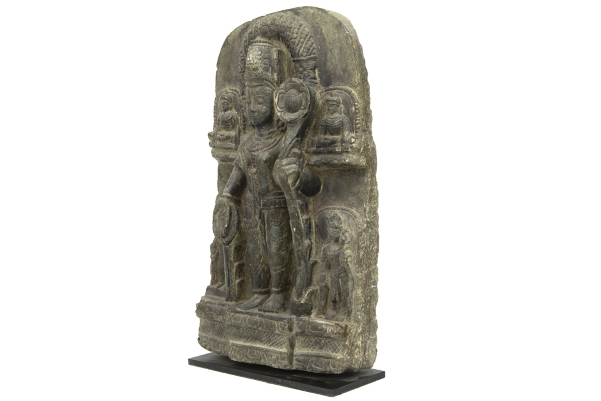 11th Cent. Indian Pala period hardstone "Padmapani" sculpture - Bild 3 aus 4