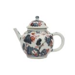 18th Cent. Chinese teapot in porcelain with an Imari decor
